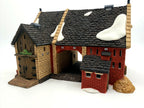 Department 56 Dickens' Village Butter Tub Barn #58338 – front-left angle