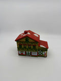 Flambro Pleasantville 1893 Sweet Shoppe and Bakery lighted Christmas village building - front view
