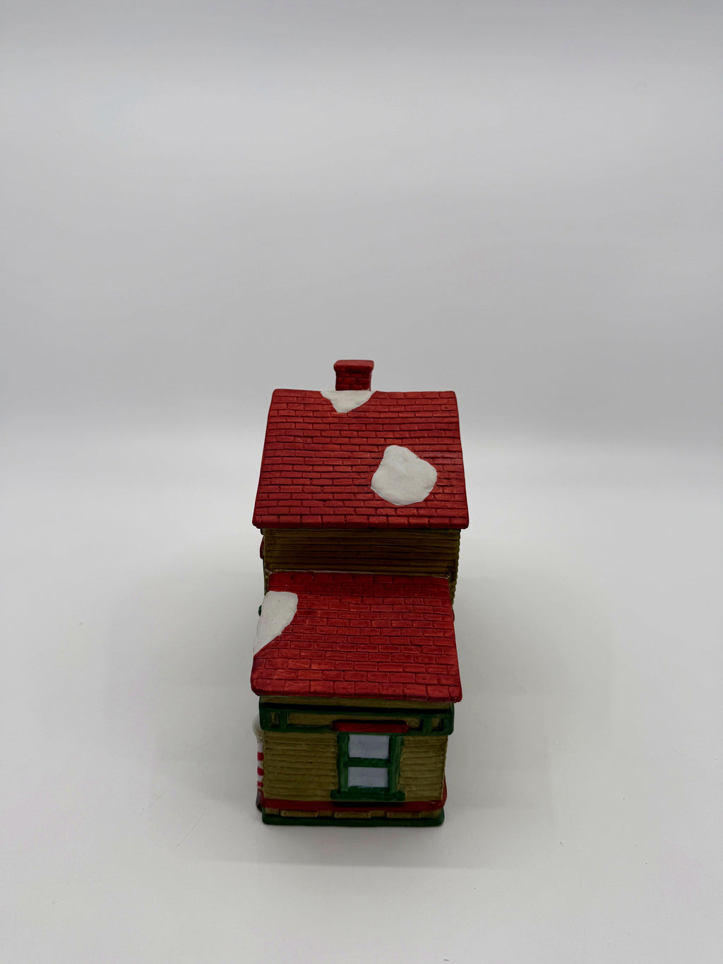Side view - barber shop wing with striped barber pole