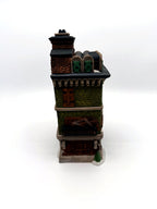 The Flat of Ebenezer Scrooge, side view with boarded balcony (enhanced)