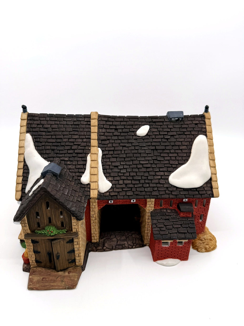 Department 56 Dickens' Village Butter Tub Barn #58338 – front view from higher up