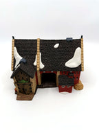 Department 56 Dickens' Village Butter Tub Barn #58338 – front lower angle