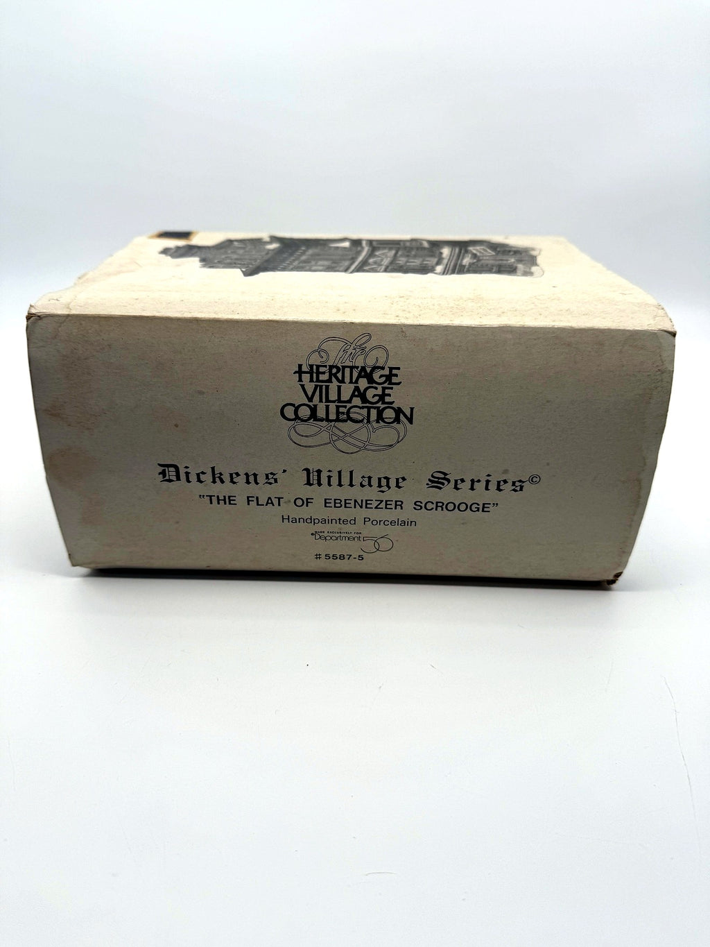 The Flat of Ebenezer Scrooge original retail box, front (enhanced)