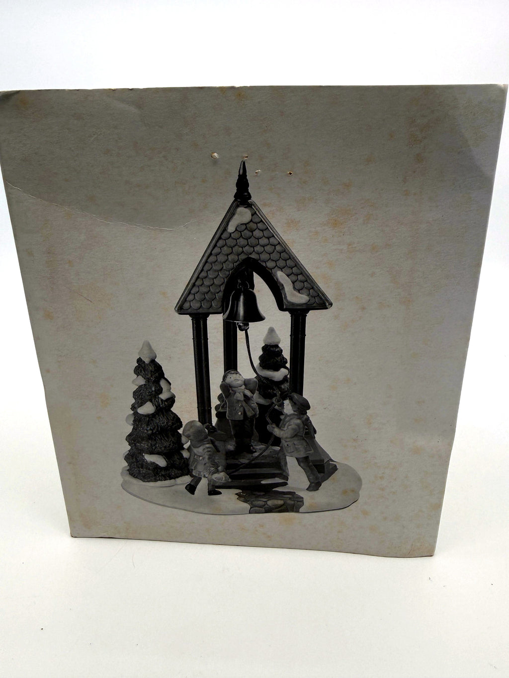 Department 56 Christmas Bells, 1996 Special Event Piece, Heritage Village Collection – original collector's box, front panel illustration