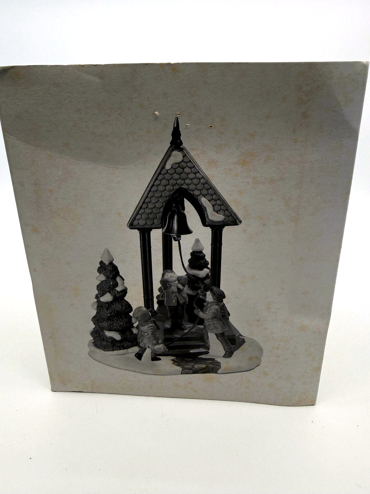 Department 56 Christmas Bells, 1996 Special Event Piece, Heritage Village Collection – original collector's box, front panel illustration