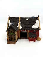 Department 56 Dickens' Village Butter Tub Barn #58338 – straight front view