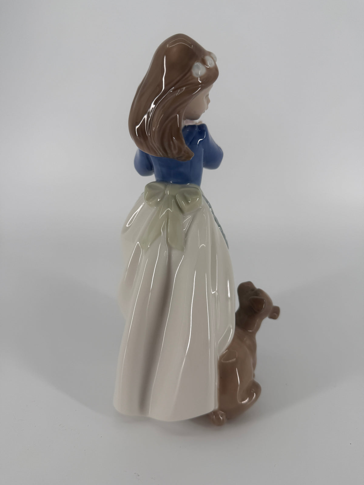 NAO by Lladró “Puppy’s Birthday” #1045 Porcelain Figurine – 7.5"
