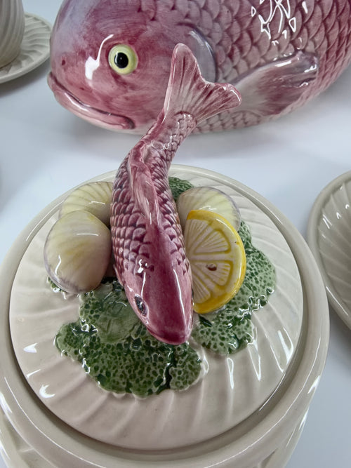 Fitz & Floyd Fishes 21-Piece Soup Tureen Set – Vintage Japan