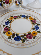 Vintage OAL Olaria de Alcobaca Portugal Hand-Painted Tureen Set #2200