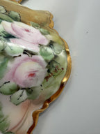 Antique Haviland France Porcelain Chocolate Set Signed Barnett – Hand Painted Roses, c. 1900–1915