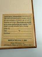 1992 Eavenson “America” Scherenschnitte Framed Cut-Paper Folk Art