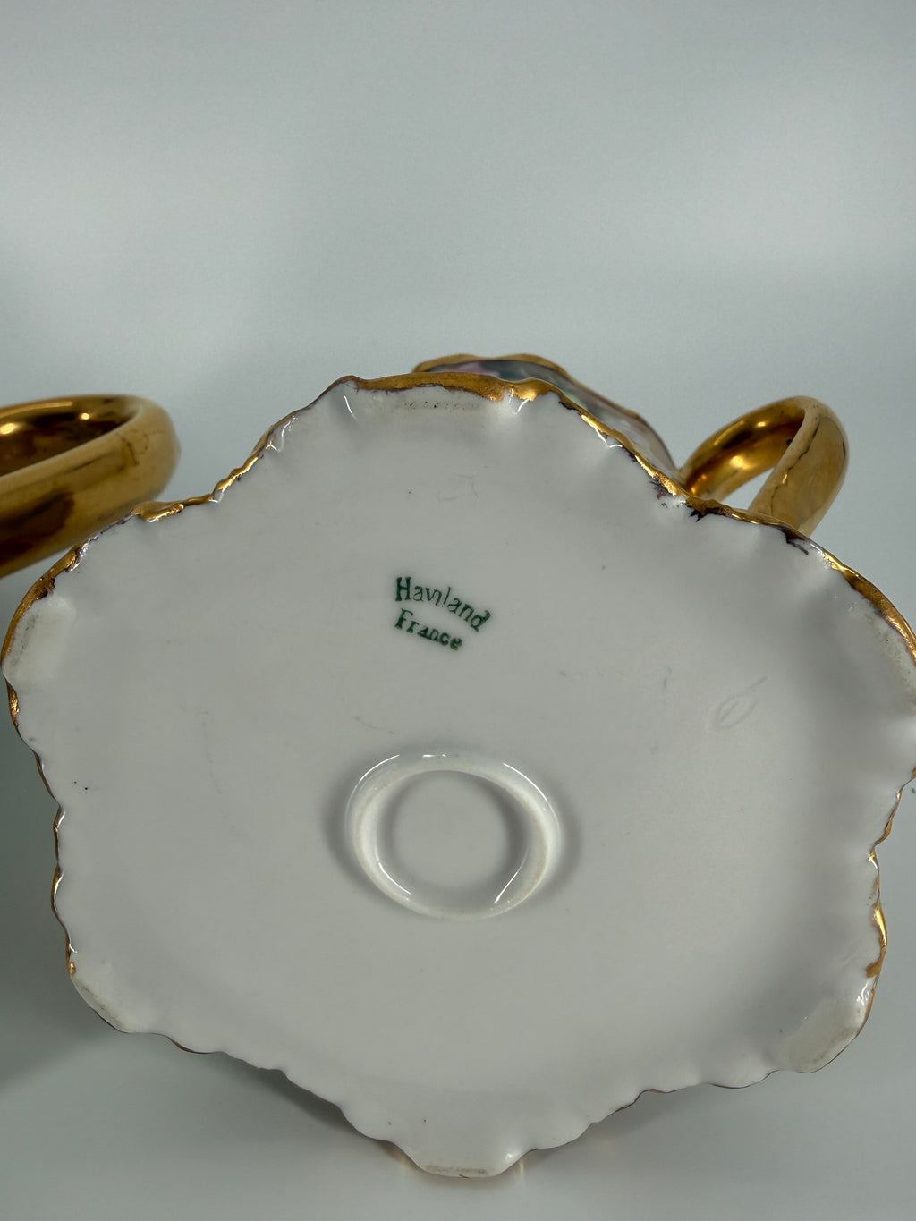 Antique Haviland France Porcelain Chocolate Set Signed Barnett – Hand Painted Roses, c. 1900–1915