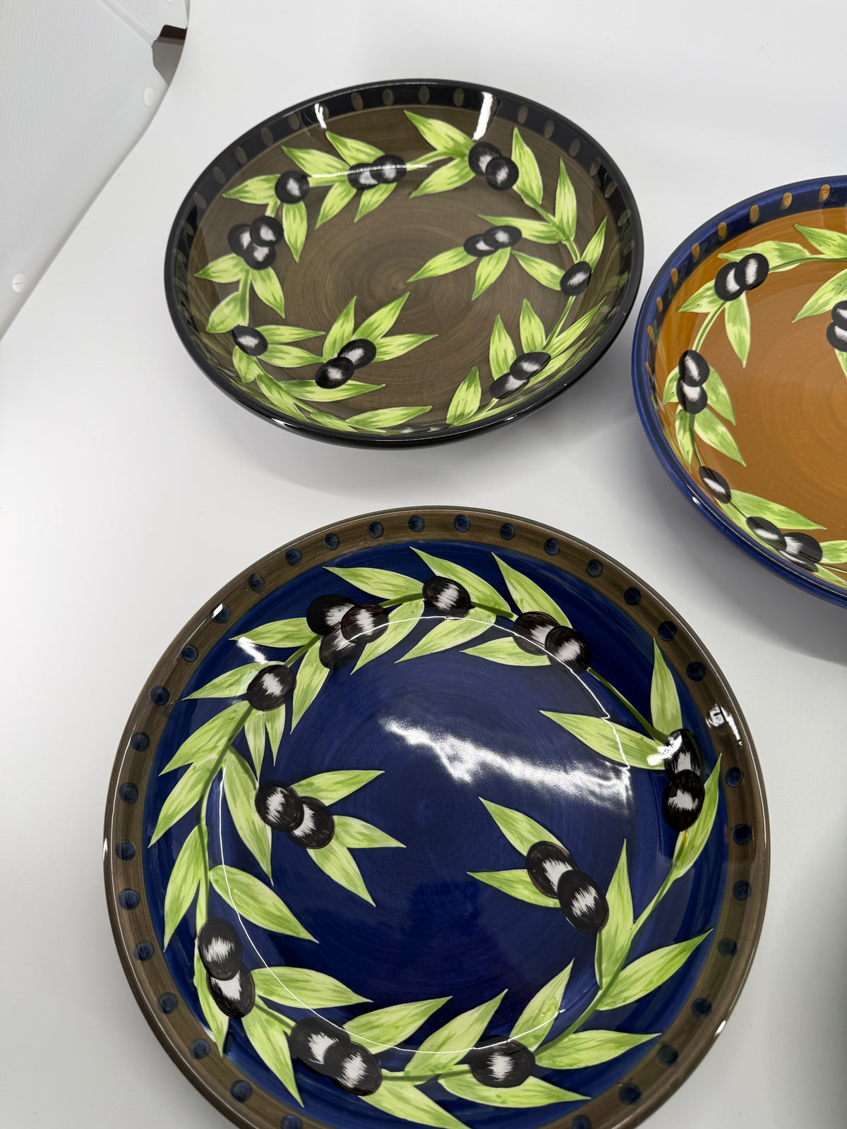 Vintage Gates Ware by Laurie Gates Multicolor 7-Piece Serving Bowl Set – 15" Center Bowl