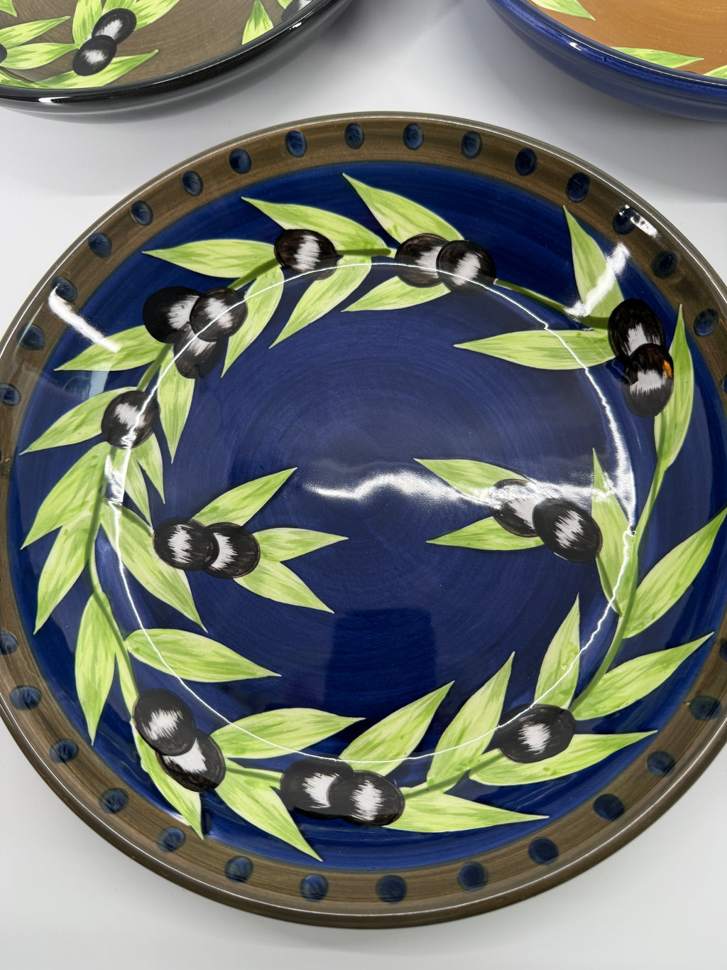 Vintage Gates Ware by Laurie Gates Multicolor 7-Piece Serving Bowl Set – 15" Center Bowl