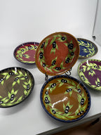 Vintage Gates Ware by Laurie Gates Multicolor 7-Piece Serving Bowl Set – 15" Center Bowl