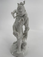 Vintage 1977 Fitz & Floyd Japanese Warrior Guardian Porcelain Figurine