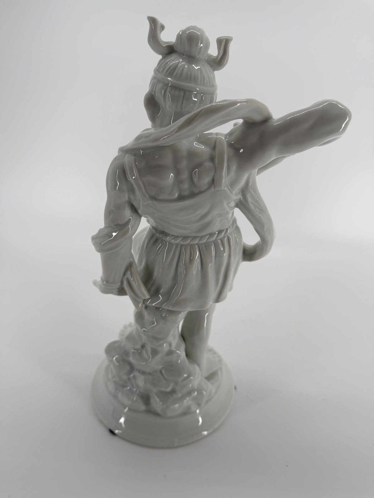 Vintage 1977 Fitz & Floyd Japanese Warrior Guardian Porcelain Figurine