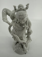 Vintage 1977 Fitz & Floyd Japanese Warrior Guardian Porcelain Figurine