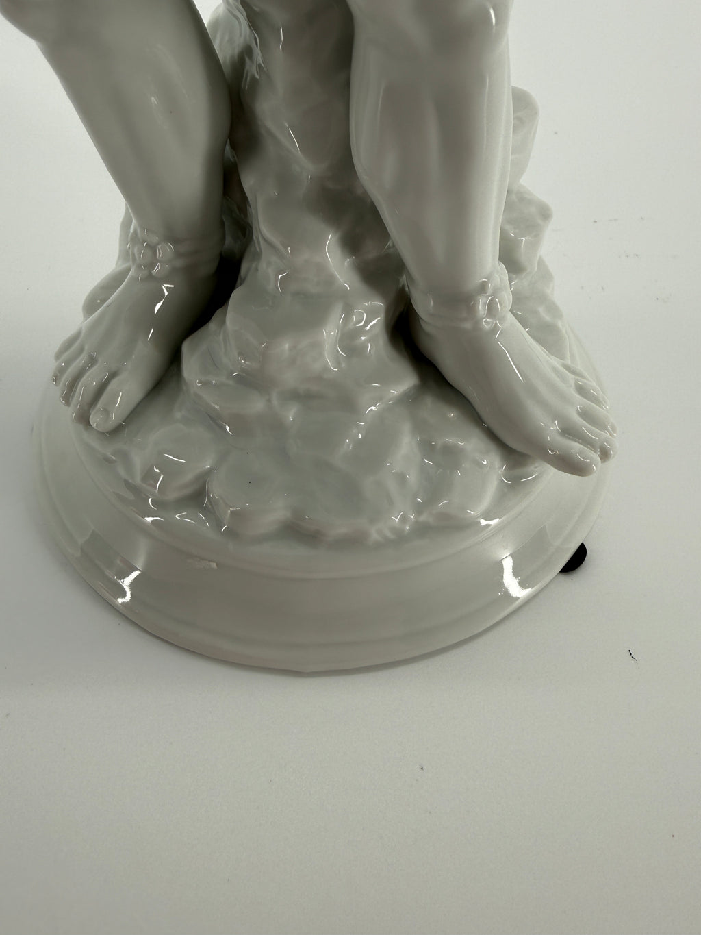 Vintage 1977 Fitz & Floyd Japanese Warrior Guardian Porcelain Figurine