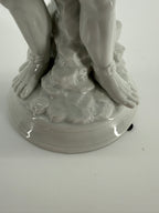 Vintage 1977 Fitz & Floyd Japanese Warrior Guardian Porcelain Figurine