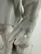 Vintage 1977 Fitz & Floyd Japanese Warrior Guardian Porcelain Figurine