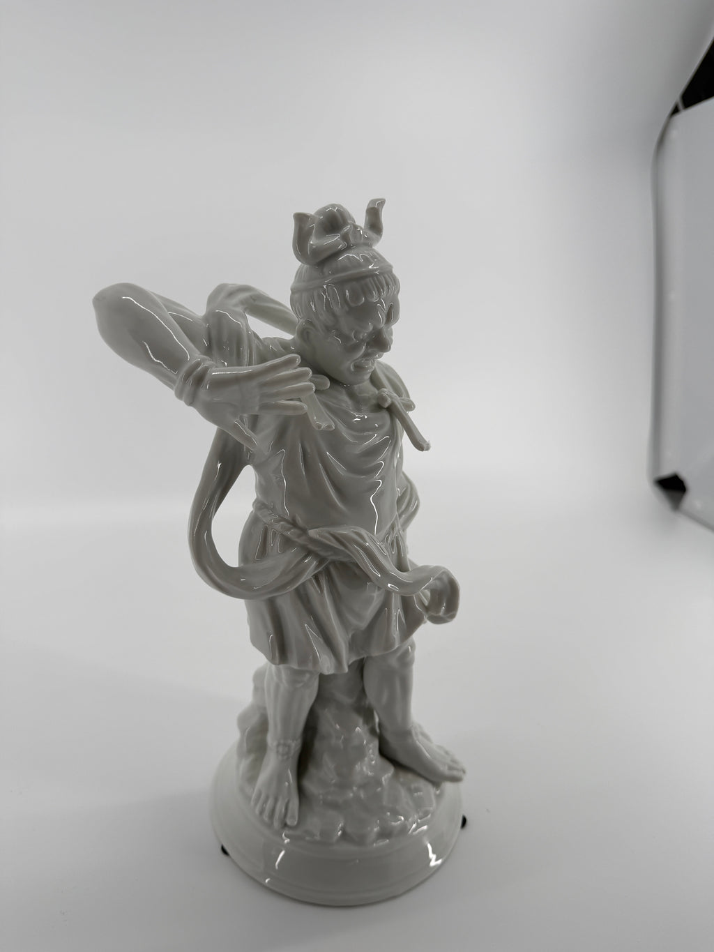 Vintage 1977 Fitz & Floyd Japanese Warrior Guardian Porcelain Figurine