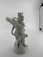 Vintage 1977 Fitz & Floyd Japanese Warrior Guardian Porcelain Figurine