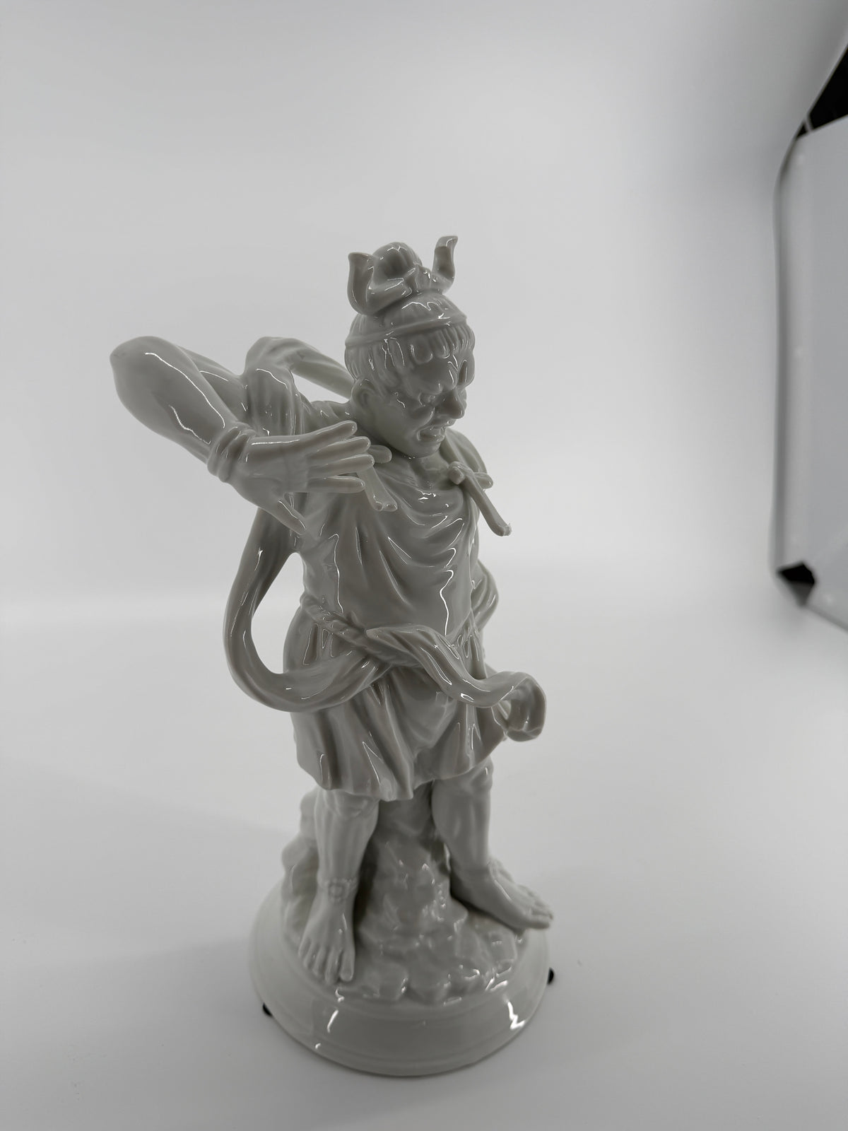 Vintage 1977 Fitz & Floyd Japanese Warrior Guardian Porcelain Figurine