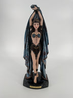 Objet d’Elegance “Dance of the Seven Veils” Art Deco-Style Dancer Figurine