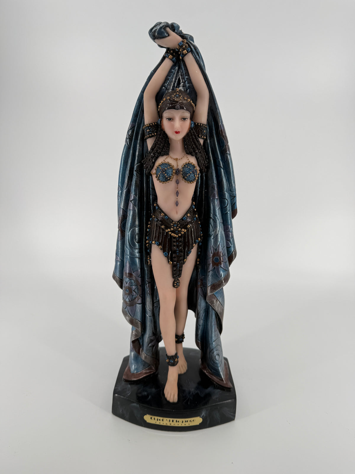Objet d’Elegance “Dance of the Seven Veils” Art Deco-Style Dancer Figurine