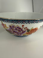 Chinese Porcelain Vase & Bowl Set – Gilt Peony Décor