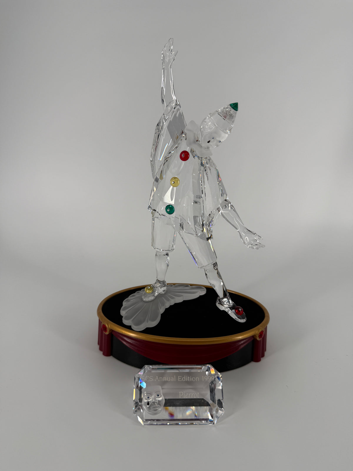 1999 Swarovski SCS “Pierrot” Annual Edition – Complete Masquerade Crystal Set