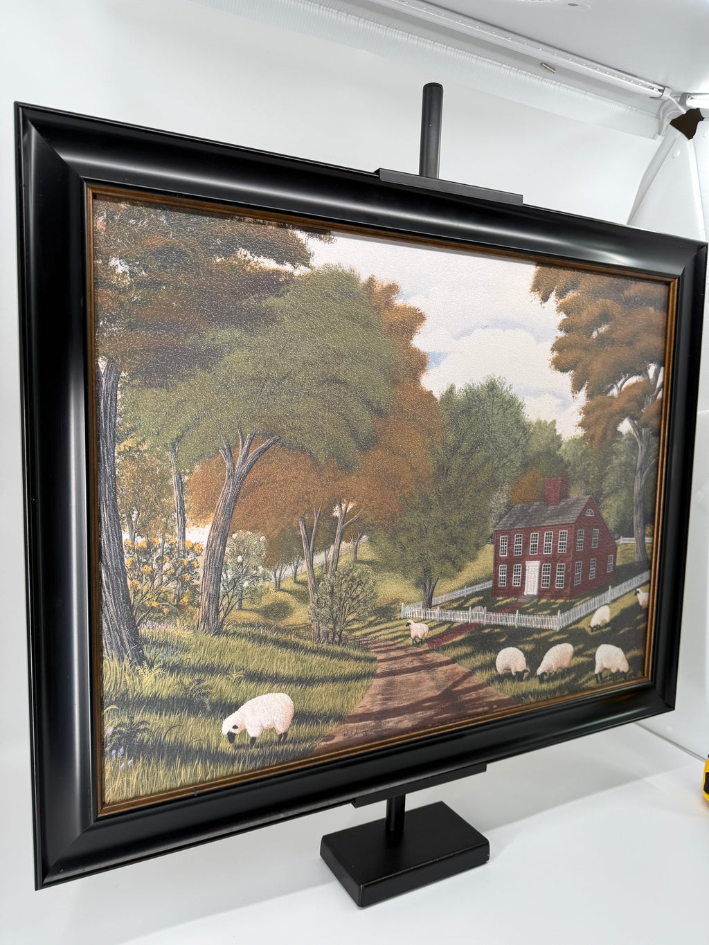 Paul Jamieson Sheep Farm – Ragon House Framed Textured Print