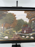Paul Jamieson Sheep Farm – Ragon House Framed Textured Print