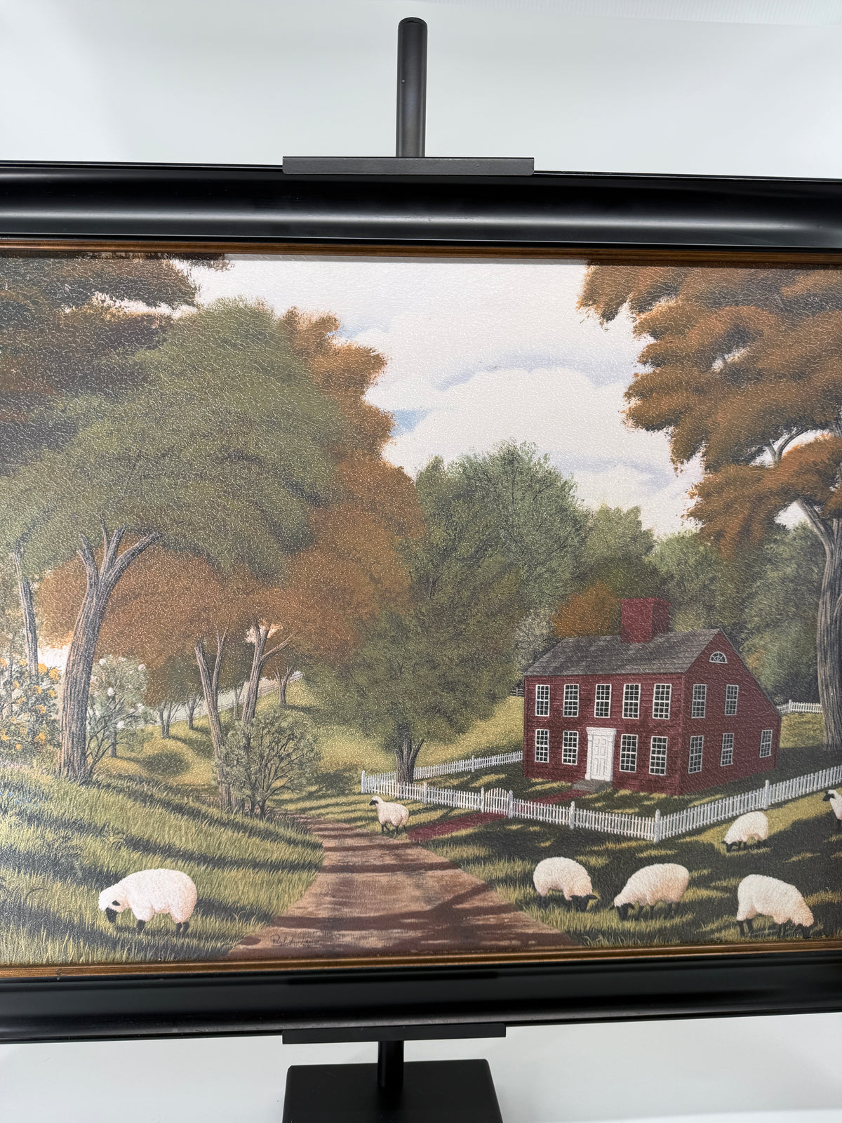 Paul Jamieson Sheep Farm – Ragon House Framed Textured Print