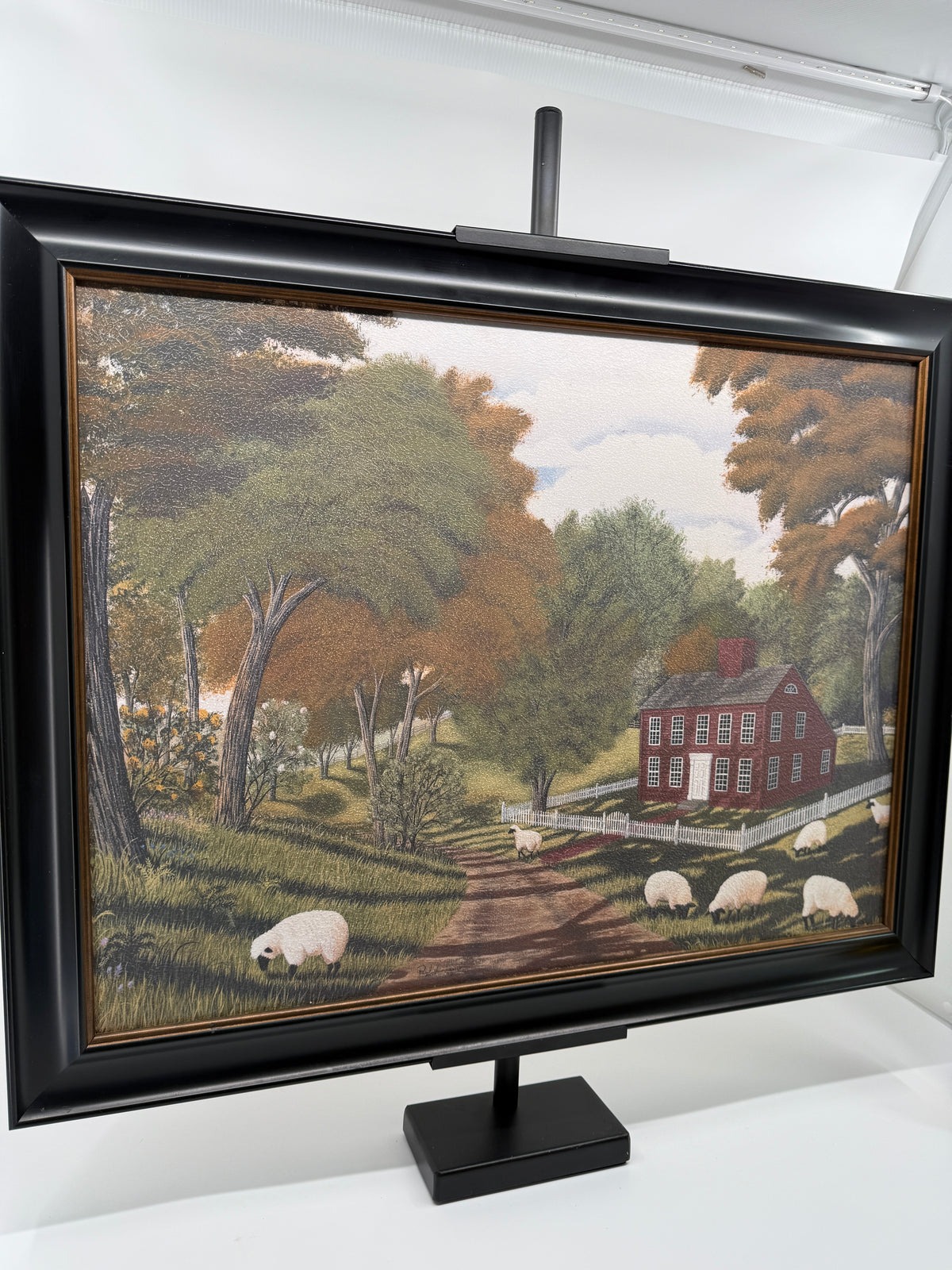 Paul Jamieson Sheep Farm – Ragon House Framed Textured Print