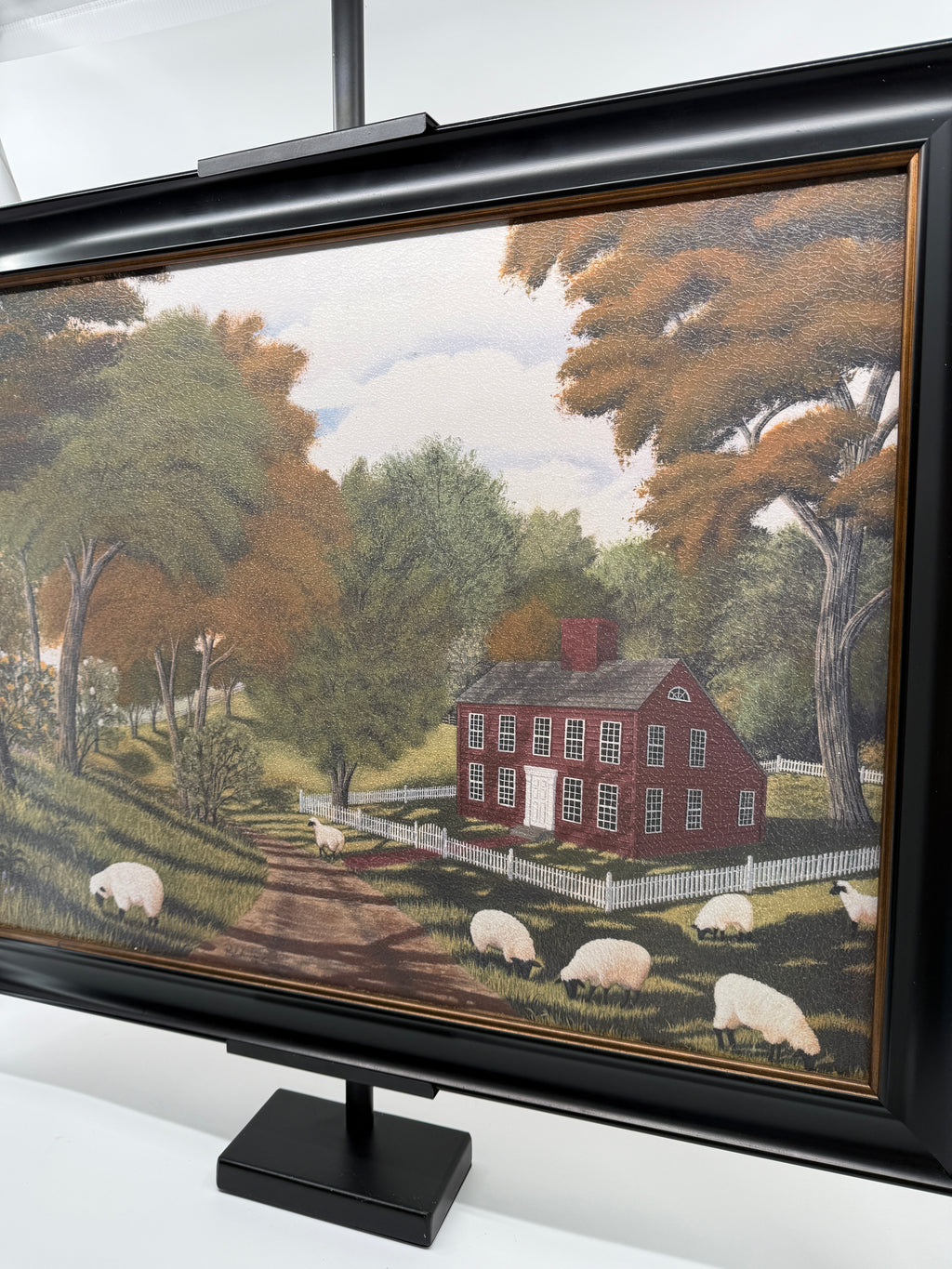 Paul Jamieson Sheep Farm – Ragon House Framed Textured Print