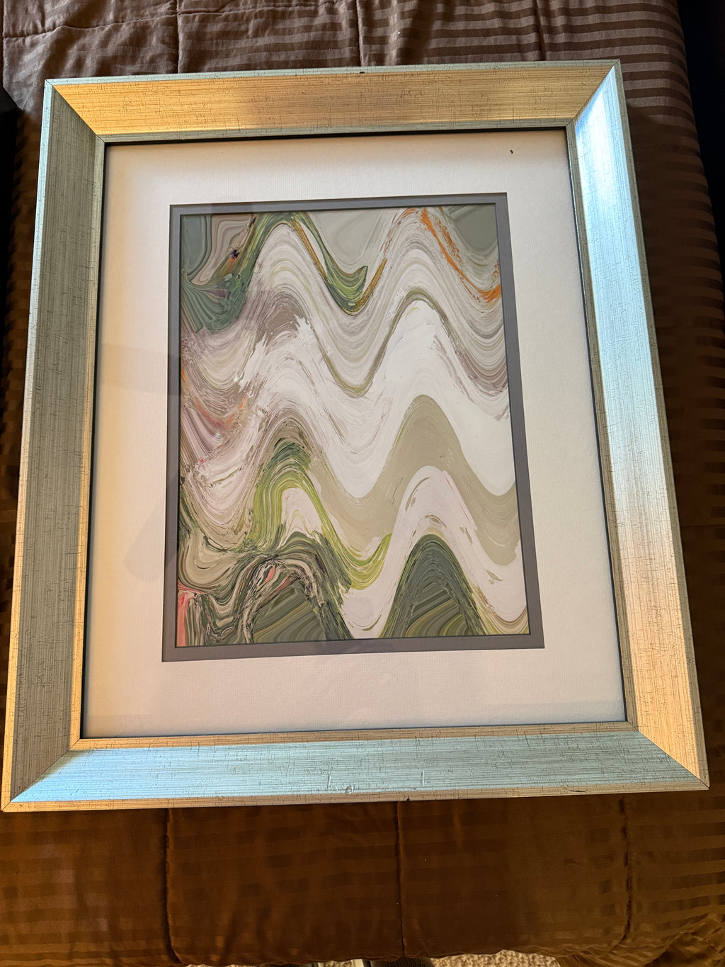 Paragon Picture Gallery “Waving I–IV” by Sikes – Set of 4 Framed Abstracts – 18" × 22"