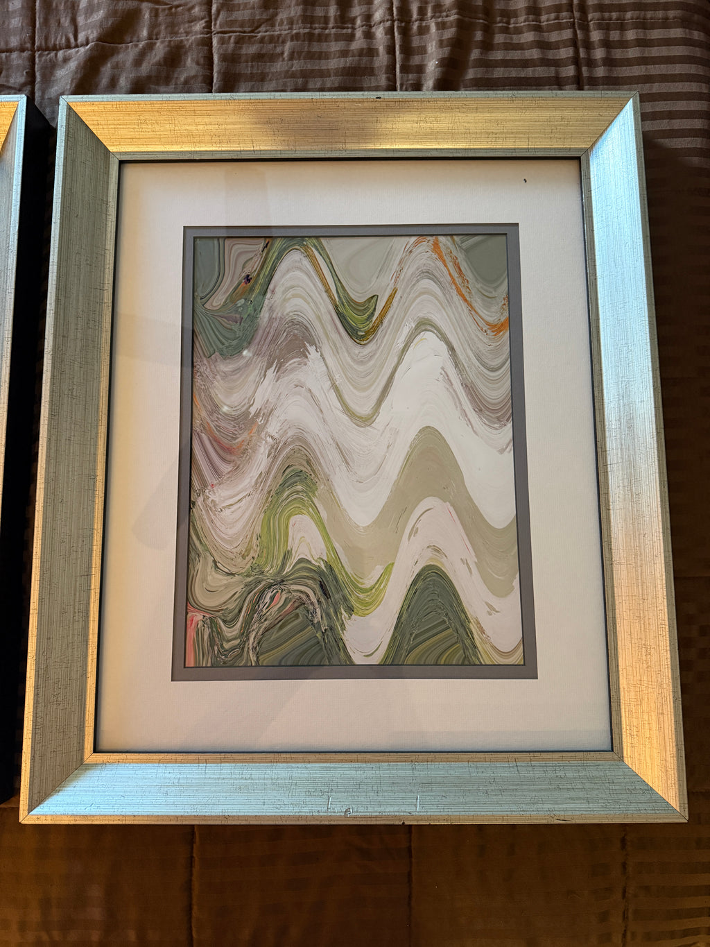Paragon Picture Gallery “Waving I–IV” by Sikes – Set of 4 Framed Abstracts – 18" × 22"