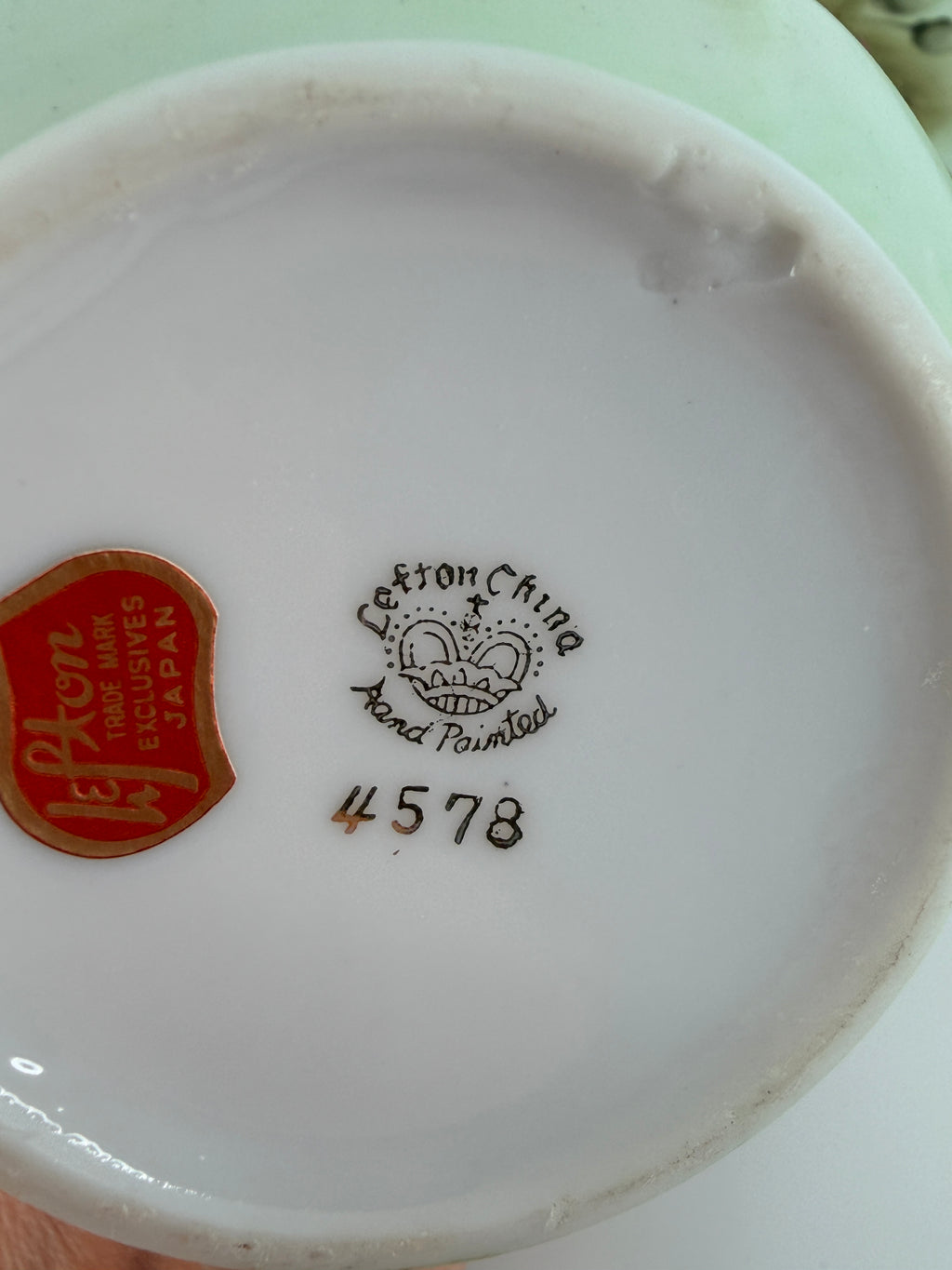 Vintage Lefton China Hand-Painted Pitcher and Basin set #4578 - Pink Roses & Gold Trim