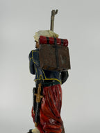 Mid-19th Century Polychrome Zinc Zouave – Attributed Cornelius & Baker – 19"
