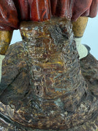 Mid-19th Century Polychrome Zinc Zouave – Attributed Cornelius & Baker – 19"