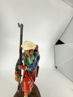 Mid-19th Century Polychrome Zinc Zouave – Attributed Cornelius & Baker – 19"