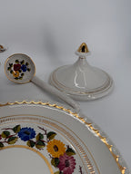 Vintage OAL Olaria de Alcobaca Portugal Hand-Painted Tureen Set #2200