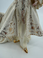 Vintage Florence Ceramics Marie Antoinette & Louis XVI Porcelain Figurine Pair – Late 1940s