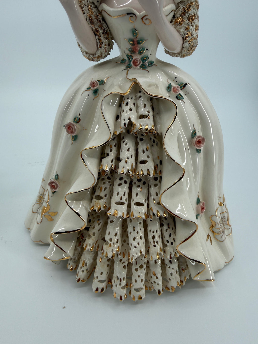 Vintage Florence Ceramics Marie Antoinette & Louis XVI Porcelain Figurine Pair – Late 1940s