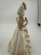 Vintage Florence Ceramics Marie Antoinette & Louis XVI Porcelain Figurine Pair – Late 1940s