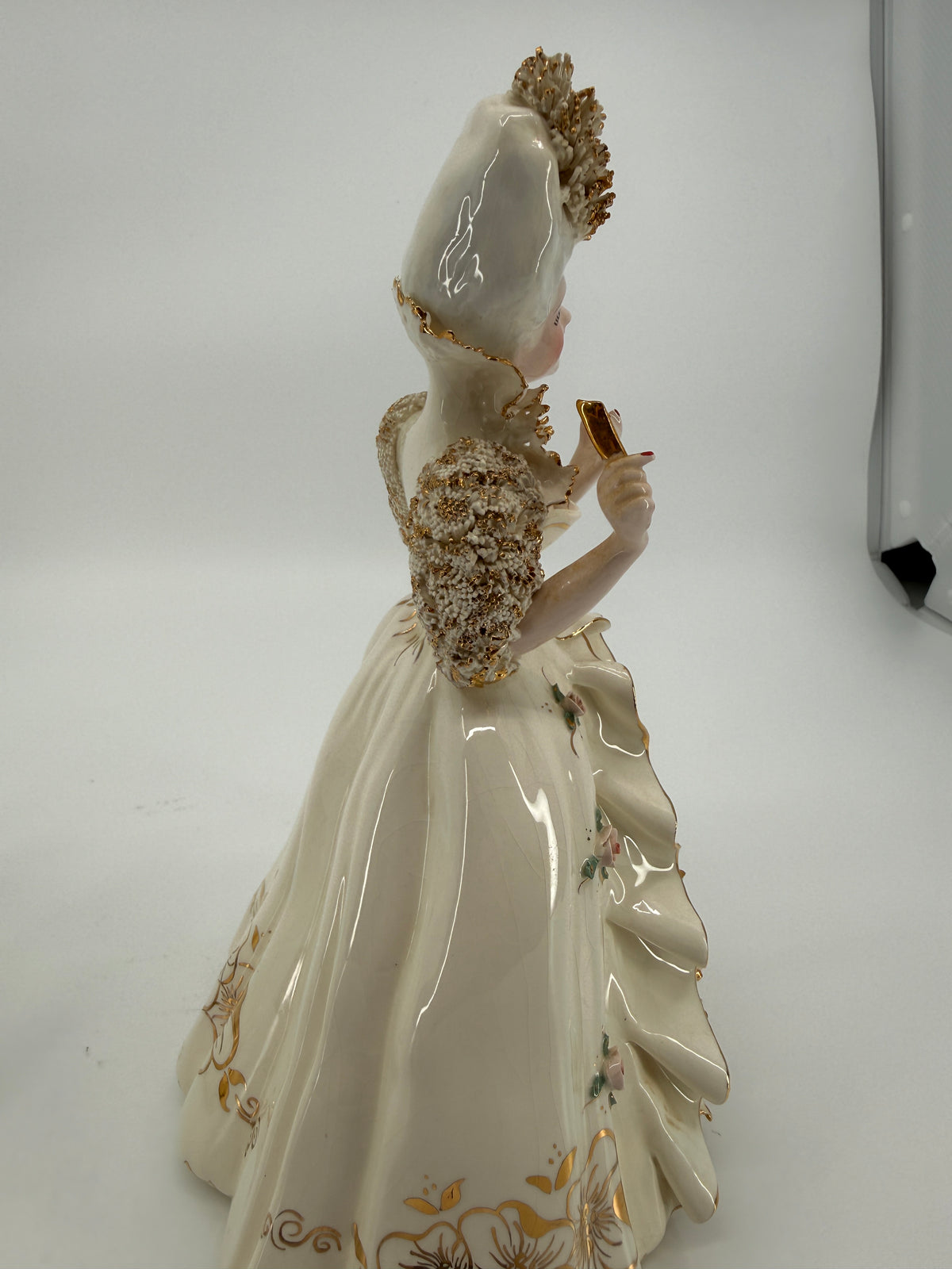 Vintage Florence Ceramics Marie Antoinette & Louis XVI Porcelain Figurine Pair – Late 1940s