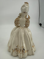 Vintage Florence Ceramics Marie Antoinette & Louis XVI Porcelain Figurine Pair – Late 1940s
