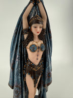 Objet d’Elegance “Dance of the Seven Veils” Art Deco-Style Dancer Figurine
